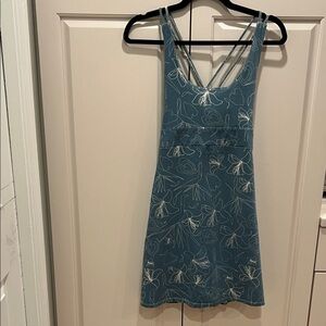 Cave Design Elegant Blue Floral Women's Sundress blue med